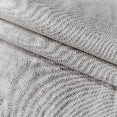 Cotton Linen Stretch Twill 2/2S with raw linen color