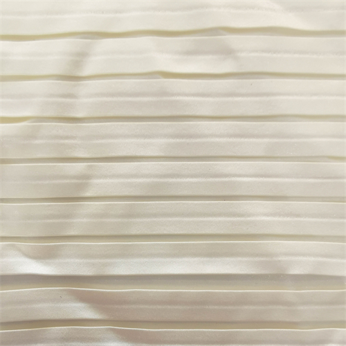 Polyester Stretch Embossed Sateen